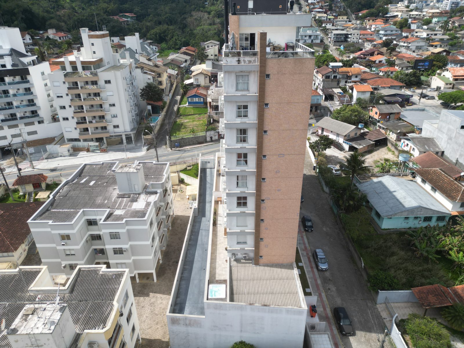 Vista aérea de condomínio inspecionado pela CondoVital