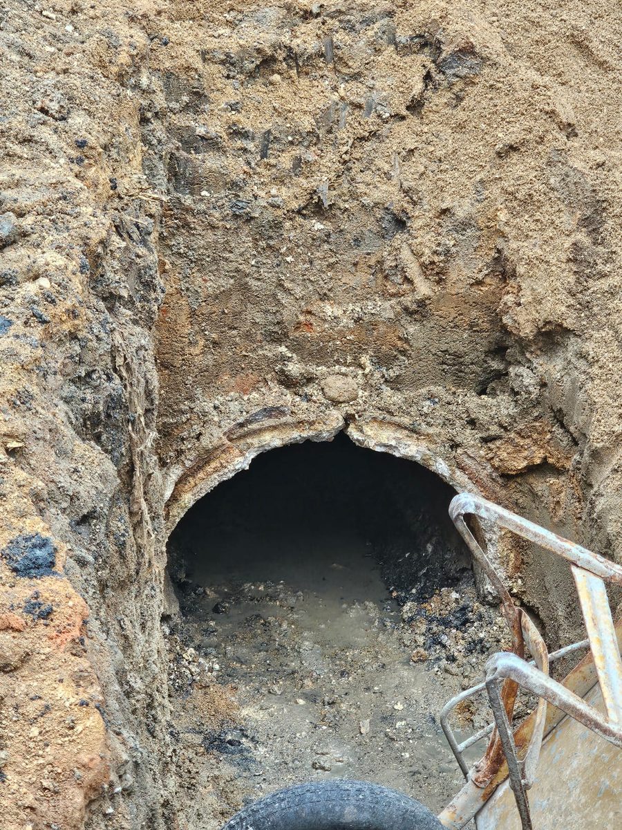Obra de drenagem e infraestrutura em condomínio